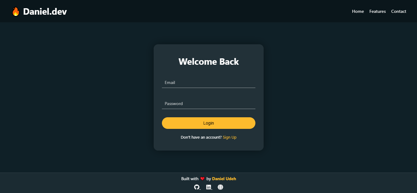Screenshot of Rock Paper Scissors Game Project